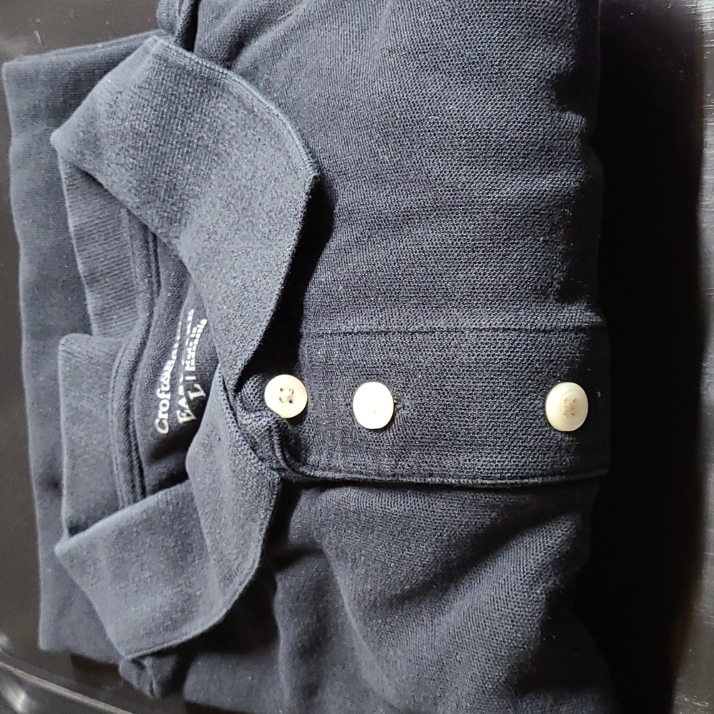 Croft & Barrow Navy Polo Shirt - Picture 8 of 9